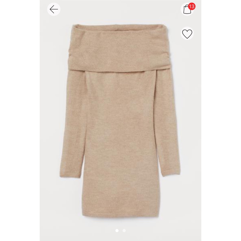 Off the shoulder dress